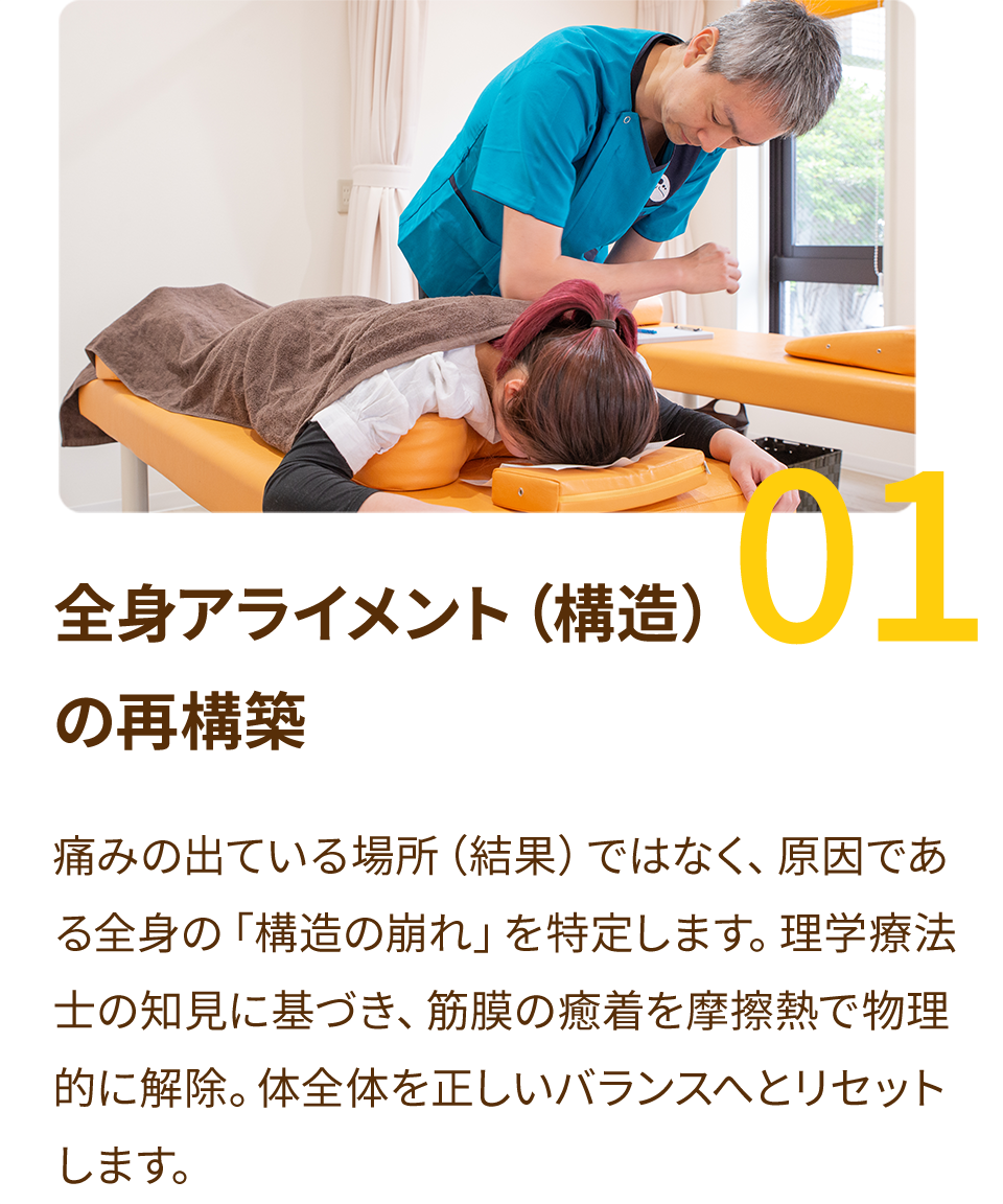 全身アライメント（構造）の再構築